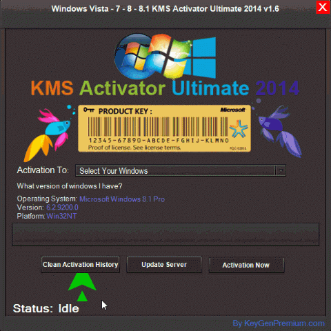 481 Windows 8.1 KMS Activator Ultimate v1.7 แก้วันหมดอายุ ได้ทั้ง 8 และ 8.1,Vista - 7