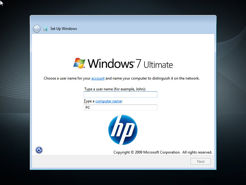 1939 Windows 7 Ultimate hp x32,x64 Bit ของแท้ อัพเดทได้