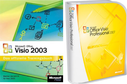 3704 Microsoft Visio 2003+2007 สร้างงานไดอะแกรม