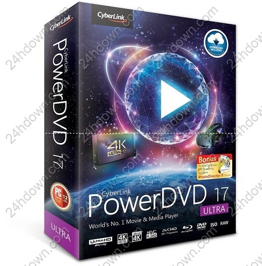 3838 CyberLink PowerDVD Ultra 17.0.1808.60 โปดูหนังที่รันไฟล์ Bluray ได้