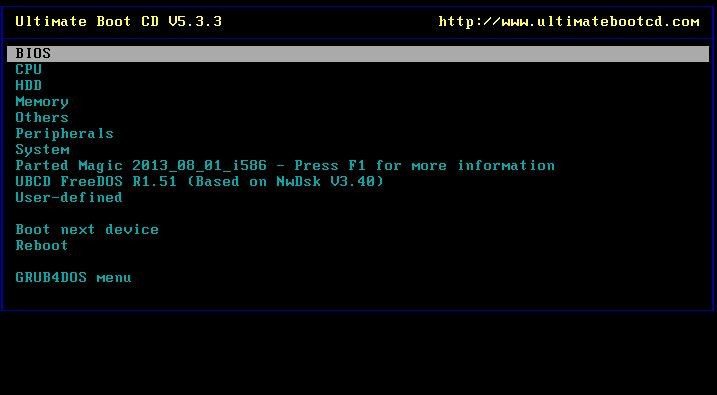 4137 Ultimate Boot CD 5.3.7