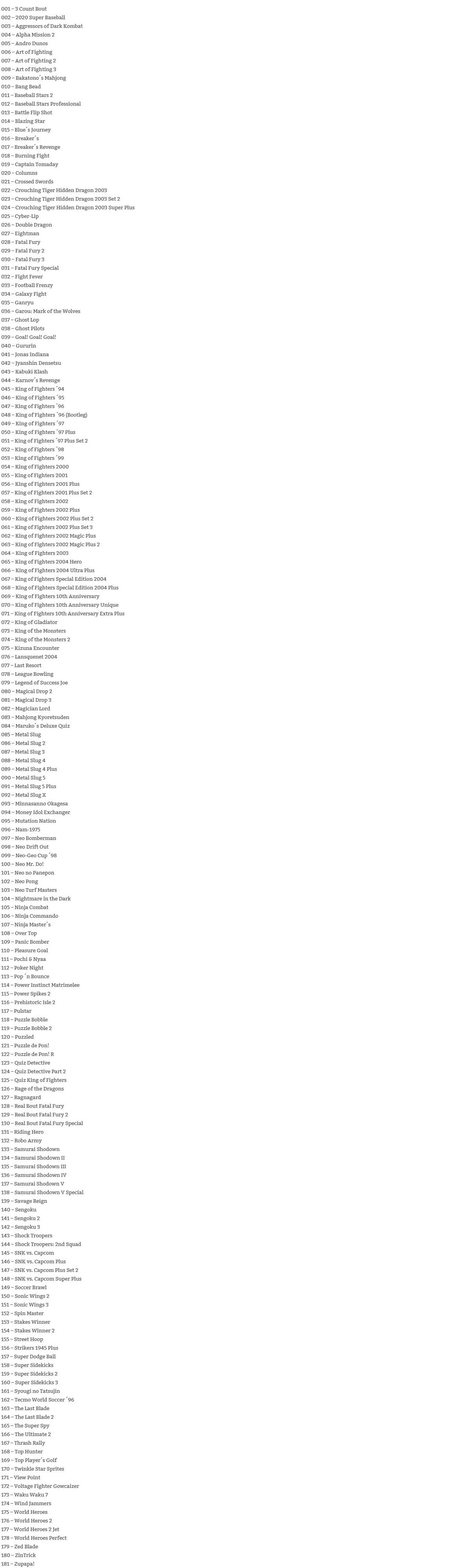 4170 NeoRAGEx 5.0 + 181 Roms