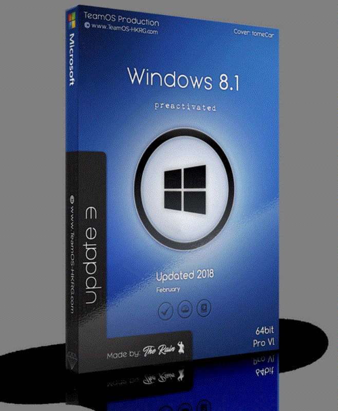 4209 Windows 8.1 Pro Vl Update 3 x64 En-Us ESD Feb2018 Pre-Activated