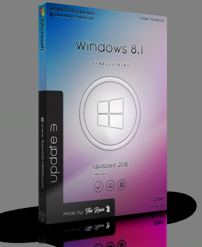 4212 Windows 8.1 Pro Vl Update 3 x86 En-Us ESD Feb2018 Pre-Activated