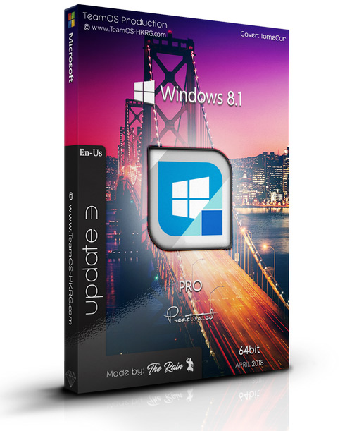 4367 Windows 8.1 Pro Vl Update 3 x64 En-Us ESD April2018 Pre-Activated