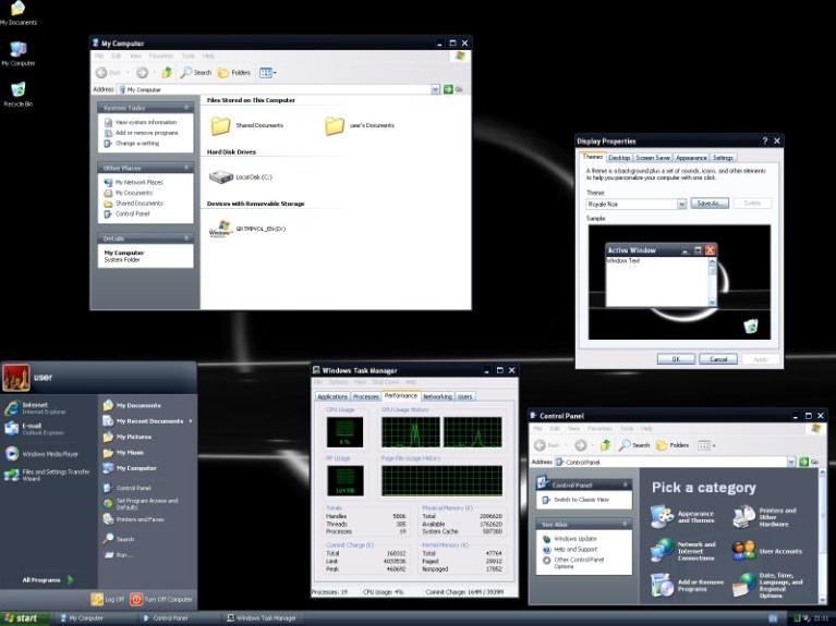 4886 Windows Xp Pro Sp3 x86 ไม่ต้องใส่ Key+All driver