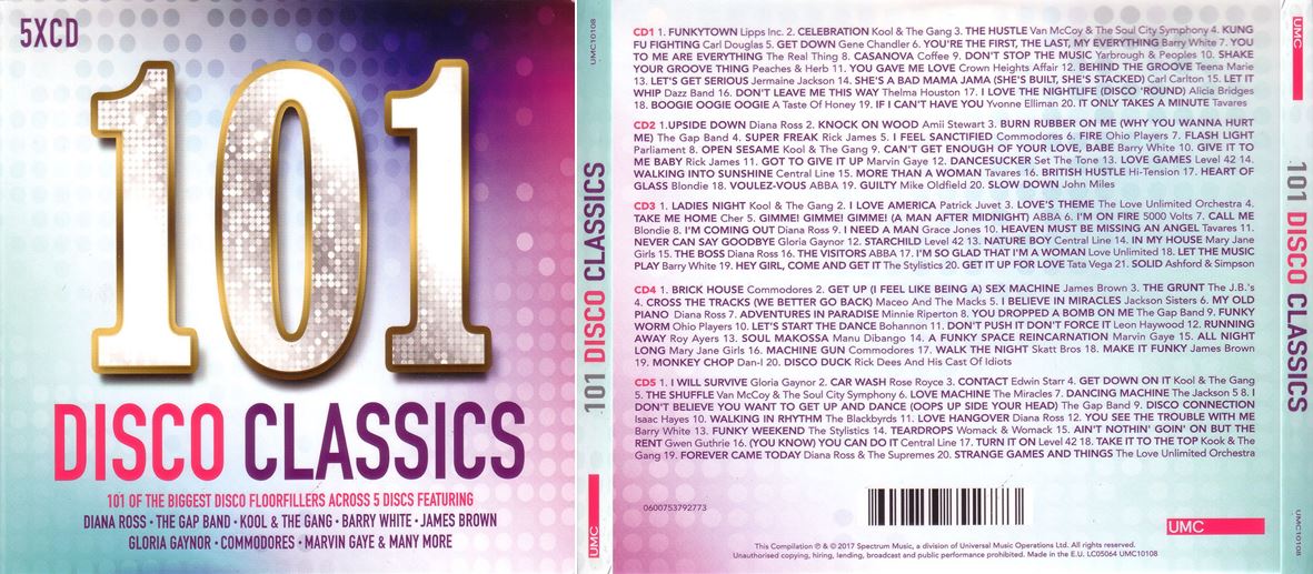 4972 Mp3 101 Disco Classics 5 IN 1