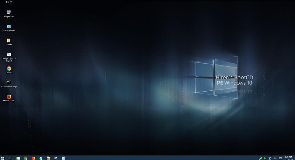 แฟซไดร์ฟ (2 In1) ลง Hiren BootCD WinPE10  + Windows 10 x86 x64 ส่งฟรี 
