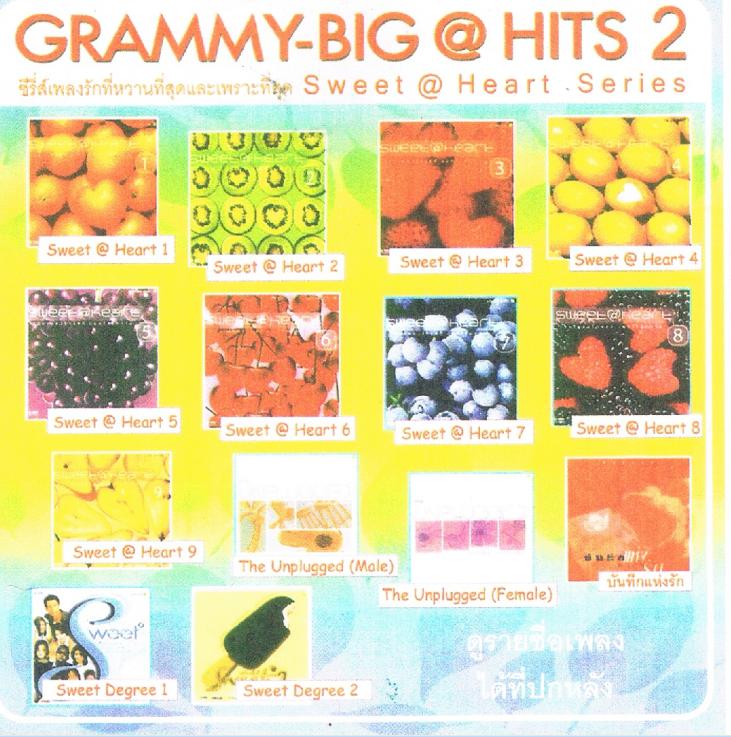 6639 Mp3 Grammy-Big-Hits 2 ซีรี่ส์เพลงรักที่หวาน และเพราะที่สุด