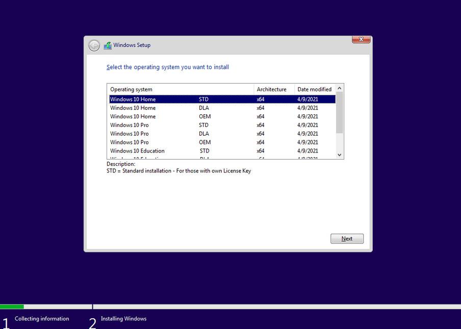 6945 Windows 10 x64 21H1 10in1 OEM ESD en-US JUNE 2021 (ส่งลิงค์โหลด)