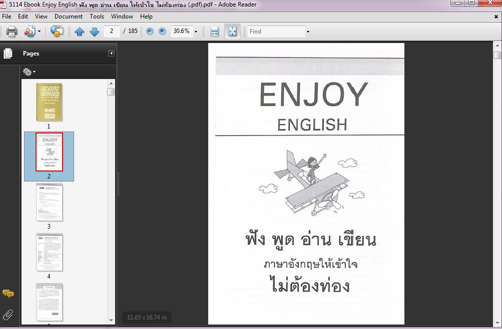 5114 Ebook Enjoy English ฟัง พูด อ่าน เขียน ให้เข้าใจ ไม่ต้องท่อง (.pdf)