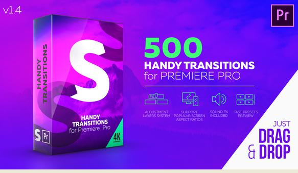 7056 VideoHive - 3100+ Transition Packs For Adobe Premiere Pro 2DVD