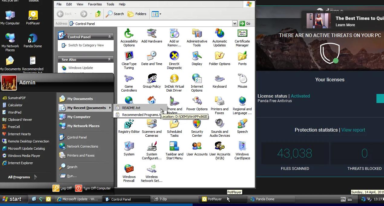 7196 Windows XP Professional SP3 x86 Integral Edition May 2021 ล่าสุด