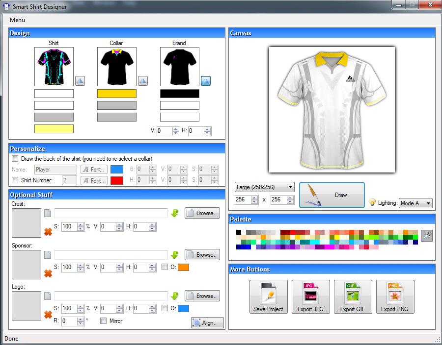  7259 Smart Shirt Designer 2 Full 2015 ออกแบบเสื้อกีฬา