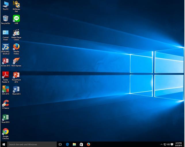 7266 (Ghost) Windows 10 PRO 64BIt 2014  ALL Chip +ALl Rogram (ส่งลิงค์โหลด)