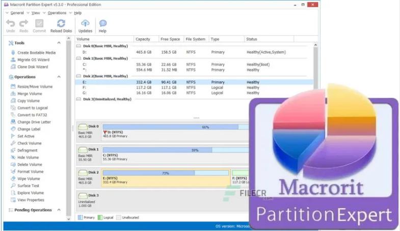 7559 Macrorit Partition Expert 5.9.0+WinPE+Keygen จัดการพาร์ติชั่น HD