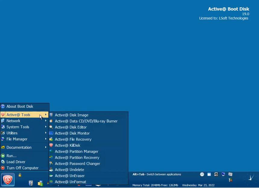 7688 Active Boot Disk 19.0 (x64) บู๊ต WinPE อเนกประสงค์