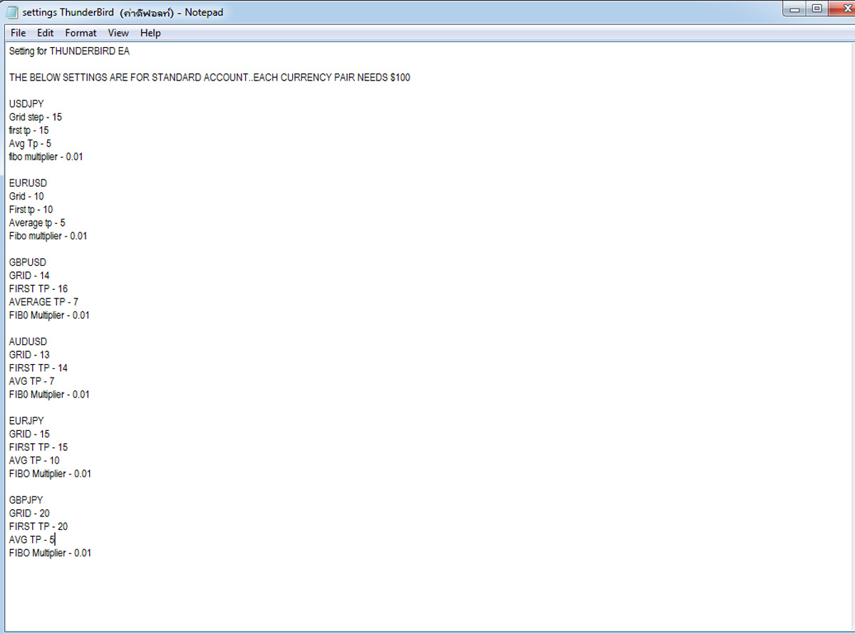 6661 EA Forex ThunderBird V.6