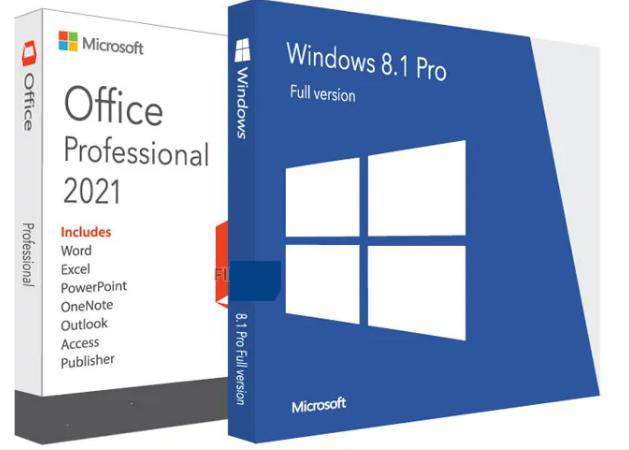แฟซไดร์ฟ ลง Windows 8.1 (x86 x64) 40in1 + Office 2021 ส่งฟรี