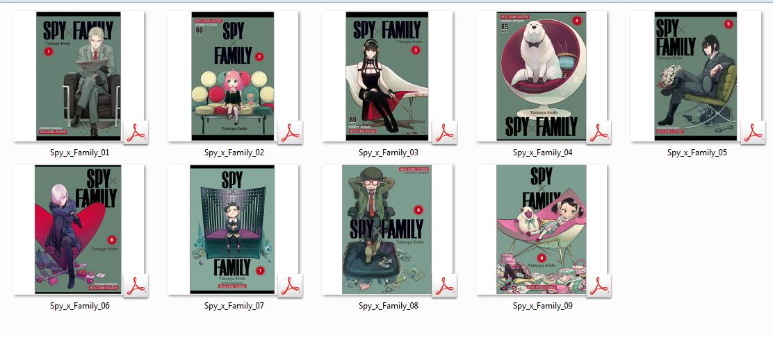 8733 SPY x FAMILY เล่ม 1 - 9 ยังไม่จบ (.pdf)