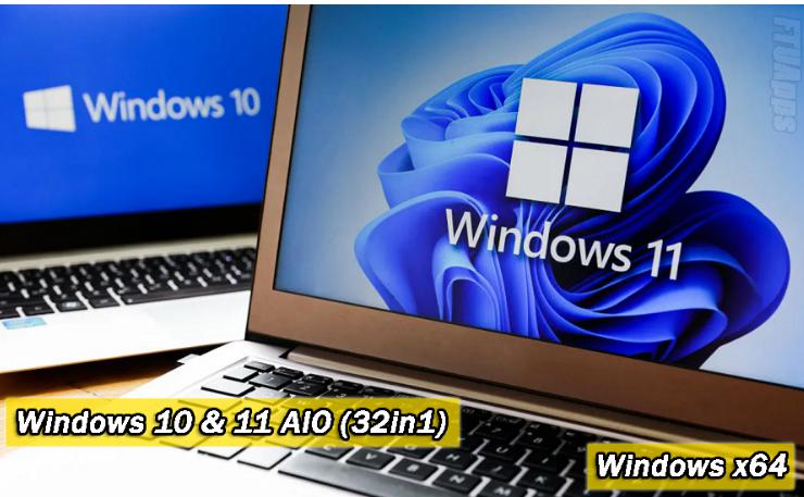 8914 Windows 10 & 11 AIO 32in1 (x64) Multilingual Pre-Activated August 2023
