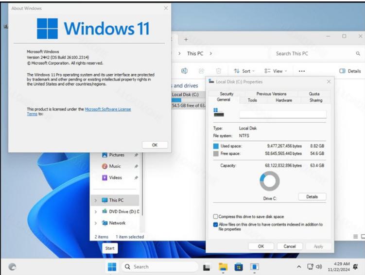 9264  tiny11 Core 24H2 Build 26100.3194 (Windows 11 รุ่นเบา ไม่หนักเครื่อง)