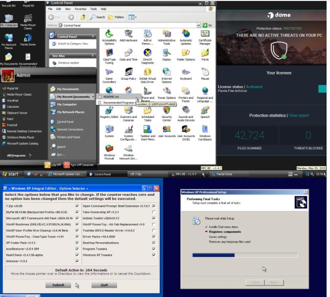 9356 Windows XP Professional SP3 (x86) Integral Edition August 2025