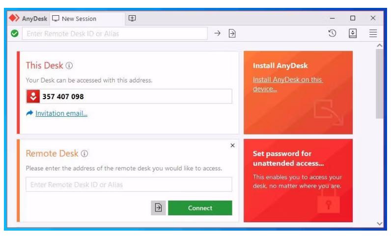 AnyDesk 9.6.1 รีโมทควบคุมหน้าจอคอมระยะไกล