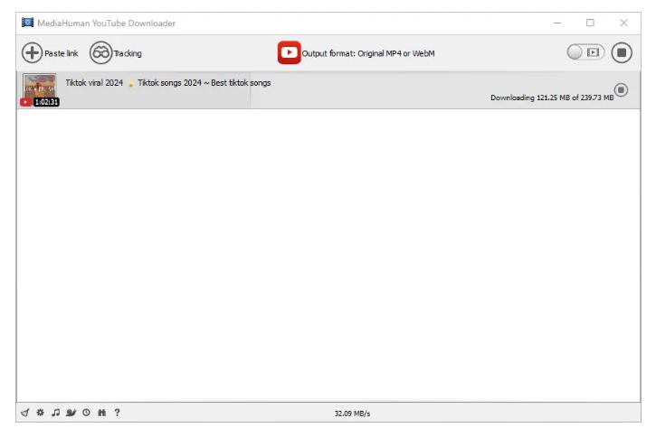 MediaHuman YouTube Downloader 3.9.16 โหลดยูทูป