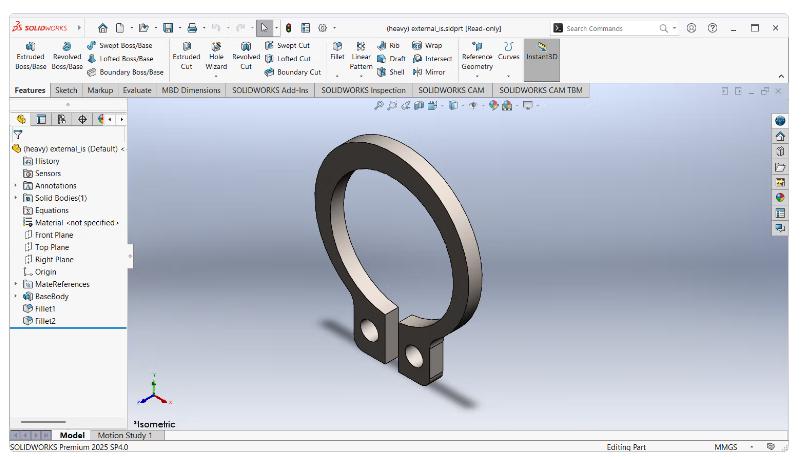 SolidWorks 2025 SP4.0 Full Premium (x64) ออกแบบ 3D