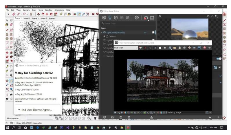 V-Ray 7.10.01 for SketchUp ปลั๊กอินเรนเดอร์ 3D
