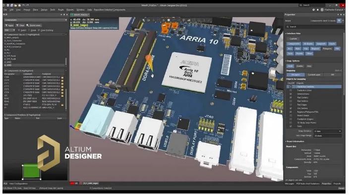 Altium Designer 25.8.1 ออกแบบวงจรอิเล็กทรอนิกส์