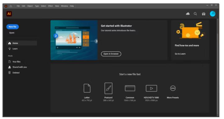 Adobe Illustrator CC 2019 (x64) ออกแบบกราฟิก