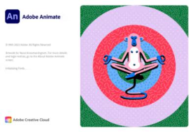  Adobe Animate 2022 v22.0.8.217 (x64) สร้างการ์ตูนอนิเมชั่น