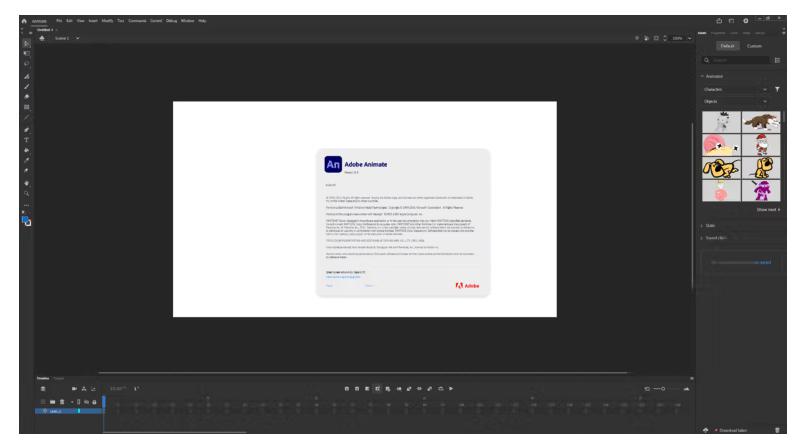  Adobe Animate 2022 v22.0.8.217 (x64) สร้างการ์ตูนอนิเมชั่น
