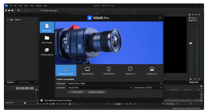 MAGIX VEGAS Pro 21.0.0.315 ตัดต่อวิดีโอ