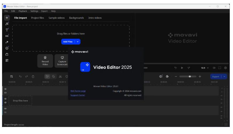 Movavi Video Editor Plus 21.4 ตัดต่อวีดีโอใช้ง่าย
