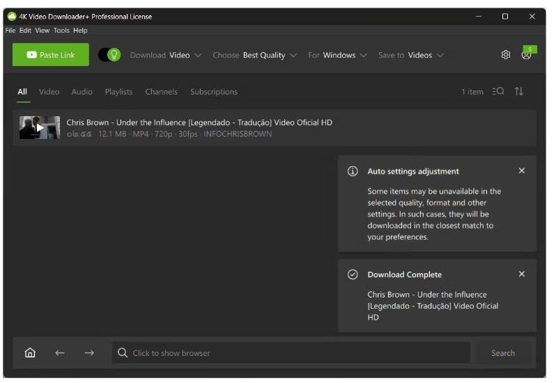 4K Video Downloader Plus 25.3.1 โหลดวิดีโอยูทูป 8K