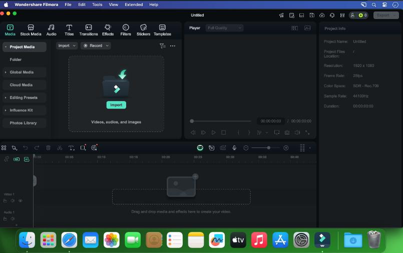 Wondershare Filmora 12.4.3 ( MacOS )