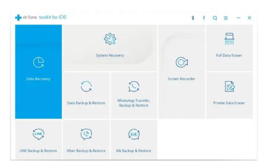 Wondershare Dr.Fone toolkit for iOS and Android 10.7.2.324 กู้คืนข้อมูลโทรศัพท์ iOS และ Android