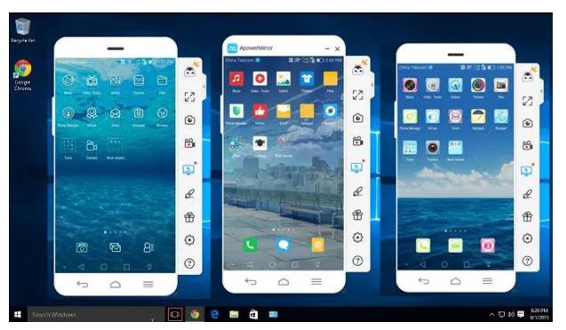ApowerMirror 1.6.5.2 แชร์จอมือถือลง PC แบบไร้สาย