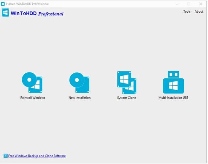 WinToHDD 6.8 ลงวินโดวส์โดยไม่ใช้แผ่นหรือ USB