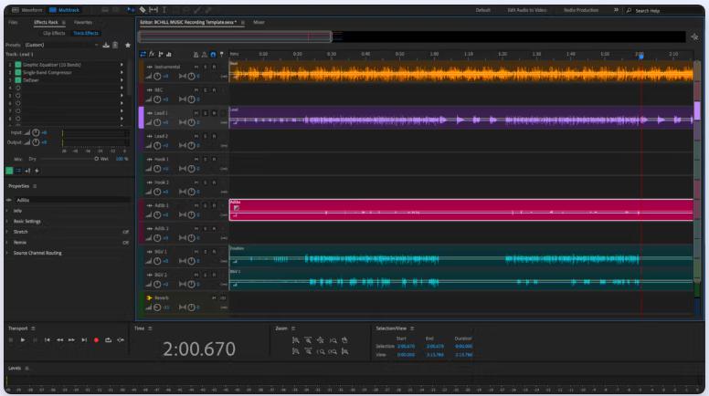 Adobe Audition 2026 v26.0.0 ตัดต่อ/มิกซ์เสียง