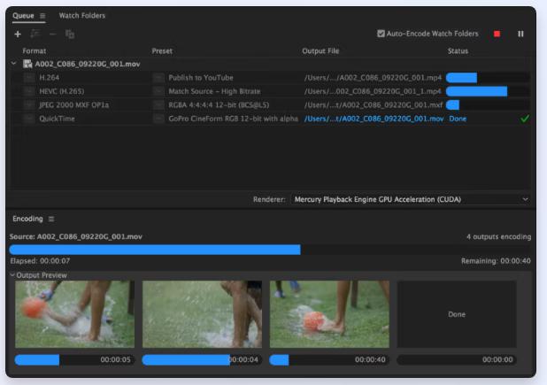 Adobe Media Encoder 2026 v26.0.0 แปลงไฟล์เรนเดอร์งาน