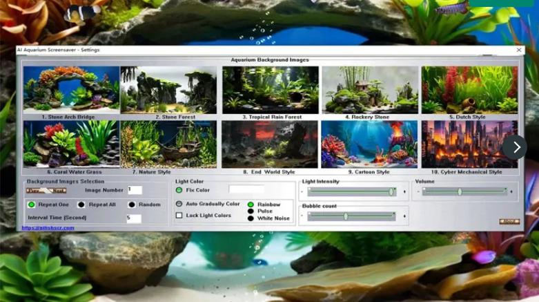 AI Aquarium Screensaver 1.3 สกรีนเซฟเวอร์ตู้ปลา