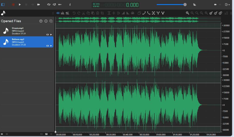 OcenAudio 3.17.2 ทำเพลง ตัดต่อเสียง