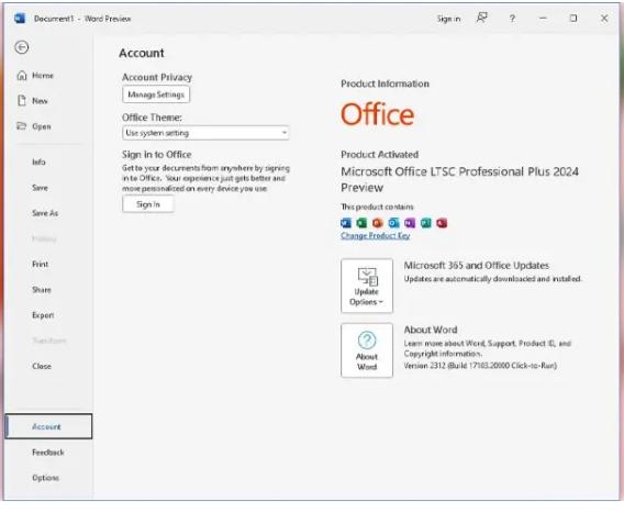  Microsoft Office Professional Plus 2021-2024 VL v2602 Build 19725.20152 (x64)
