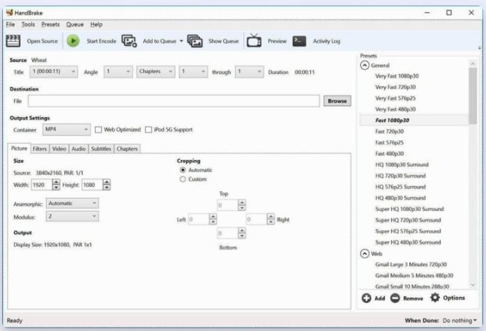 HandBrake 1.11.0 ลดขนาด/แปลงไฟล์วิดีโอทุกรูปแบบ