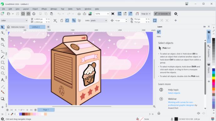 CorelDRAW 2026 v27.0.0.121 วาดรูปเวคเตอร์