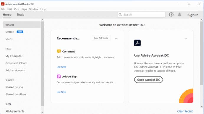 Adobe Acrobat Reader DC 2026 เปิดไฟล์ PDF